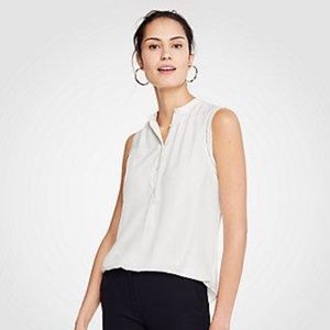 NWT⭐️Ann Taylor Henley Sleeveless Tunic